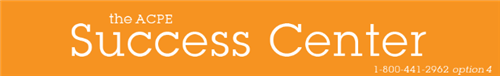 The ACPE Success Center Logo 